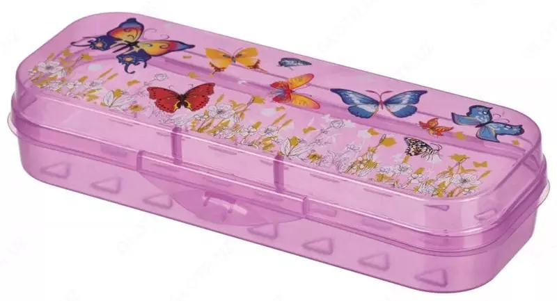 Пенал - футляр Премиум Стамм "Бабочки Primavera" 1 отделение (Арт.- ПН105) Ассорти