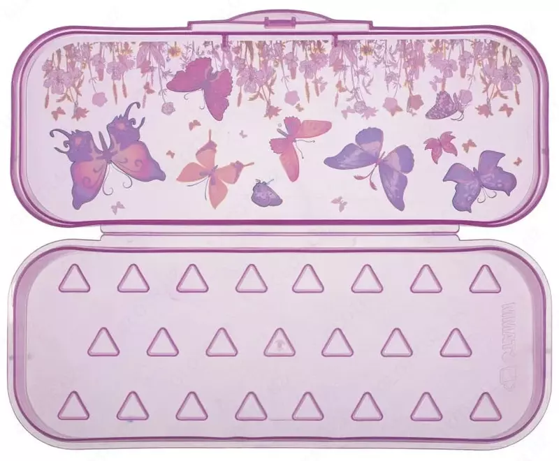 Пенал - футляр Премиум Стамм "Бабочки Primavera" 1 отделение (Арт.- ПН105) Ассорти