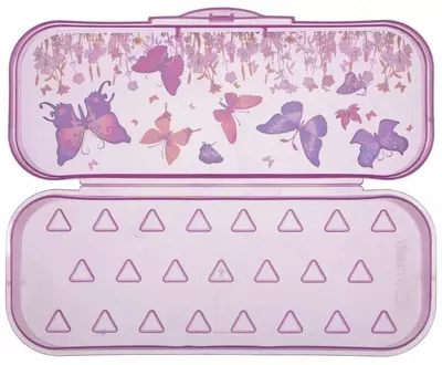 Пенал - футляр Премиум Стамм "Бабочки Primavera" 1 отделение (Арт.- ПН105) Ассорти