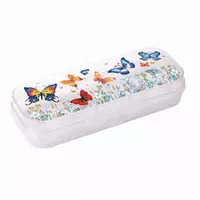 Qalam qutisi Premium Stamm "Butterflies Primavera" 1 bo'lak (Art.- PN100) Shaffof