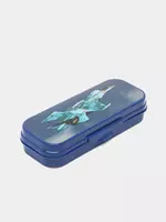 Пенал - футляр Стамм "Самолет" 1 отделение (Арт.- ПН220) Синий