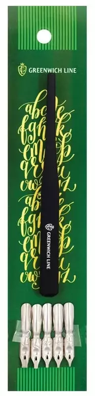 Набор плакатных перьев "Greenwich Line" с держателем (Арт.- 251597)