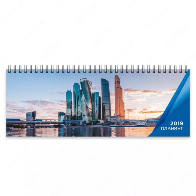 Планинг датированный "Феникс+ "Москва Сити 2019" 210 х 100 мм, 64 л. (Арт. - 47839) Распродажа!