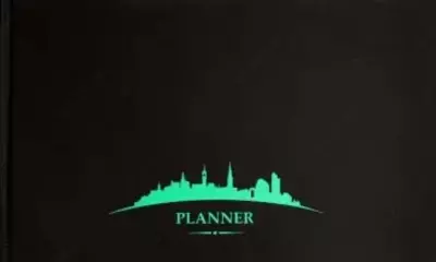 Planyalash yarim sanali Feniks+ "Shahar" 220 x 135 mm, 96 l. (Res. - 43250) Turli xil