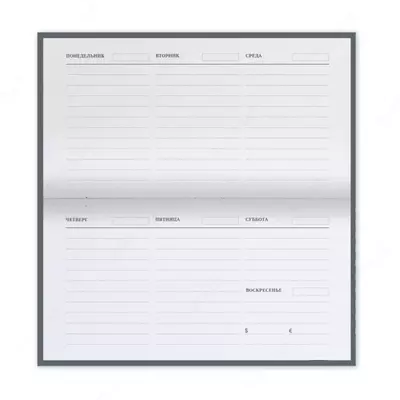 Planyalash yarim sanali Feniks + "Shahar markazi" 220 x 135 mm, 96 l. (- 43251-modda) Turli xil