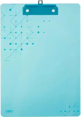 Папка - планшет "Deli" верхний зажим (Арт.- 75632-EF) Бирюзовая