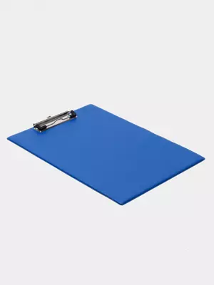 Папка - планшет "Deli" верхний зажим (Арт.- 38153bl) Синяя