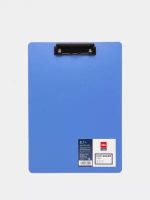 Papka - planshet "Deli" yuqori qisqich (Art.- 75432-EF) Moviy