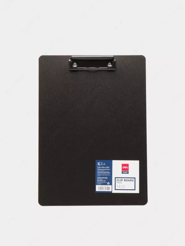 Папка - планшет "Deli" верхний зажим (Арт.- 75422-EF) Черная