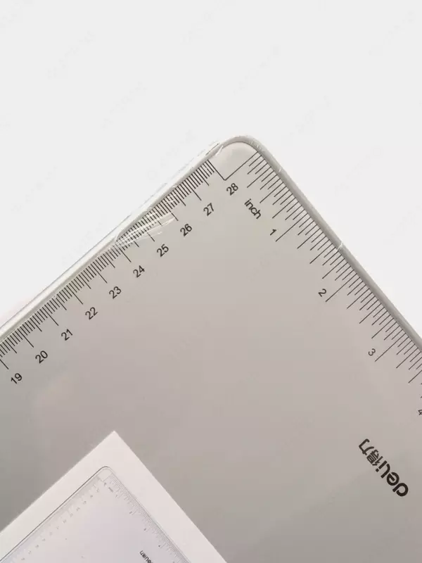 Металлическая Папка - планшет "Deli" верхний зажим (Арт.- 64504) Серая