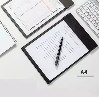 Папка - планшет "Deli" верхний магнитный зажим (Арт.- 64506) Коричневая