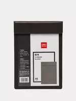 Папка - планшет "Deli" верхний магнитный зажим (Арт.- 64507) Коричневая