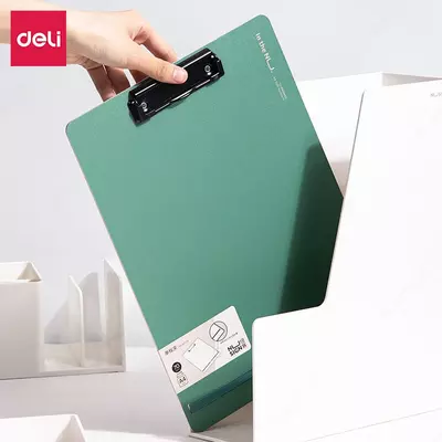 Папка - планшет "Deli Nusign 179" верхний зажим (Арт.- 179-NS-gn) Зеленая