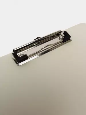 Папка - планшет "Deli" верхний зажим, шкала (Арт.- 9248) Бежевая