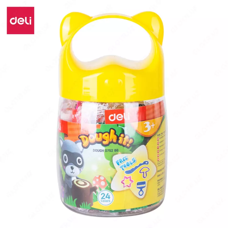 Художественный пластилин "Deli Dough" 24 шт. (Арт. - 75386-ED)