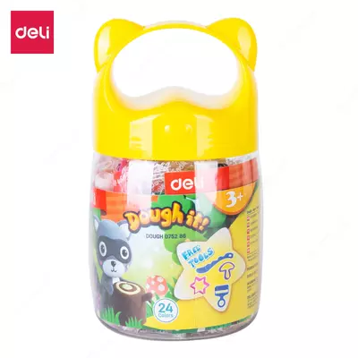 Художественный пластилин "Deli Dough" 24 шт. (Арт. - 75386-ED)