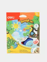 Художественный пластилин "Deli Ultra Soft Clay" 4 шт. (Арт. - 85000-ED)