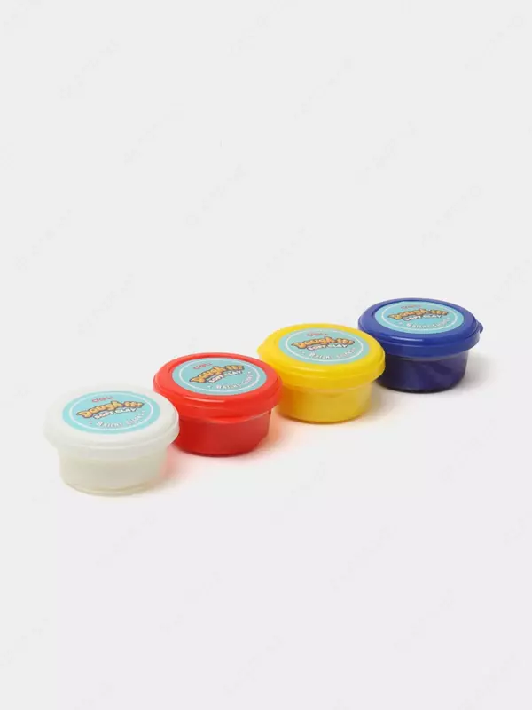 Художественный пластилин "Deli Ultra Soft Clay" 4 шт. (Арт. - 85000-ED)
