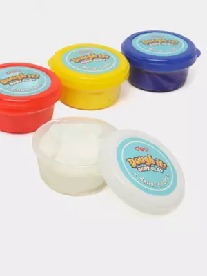 15 300 сум / упаковка Художественный пластилин "Deli Ultra Soft Clay" 4 шт. (Арт. - 85000-ED)