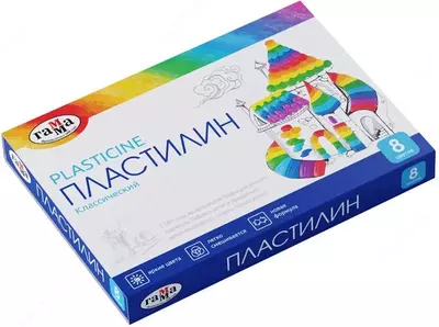 Художественный пластилин Гамма "Классический" 8 шт. (Арт. - 281031)