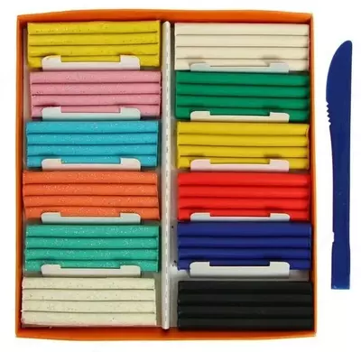 Художественный пластилин Гамма "Оранжевое солнце" 12 шт. (Арт. - 130520205) - 25 500 сум / упаковка