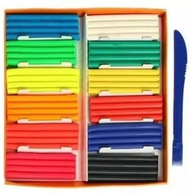 Художественный пластилин Гамма "Оранжевое солнце" 12 шт. (Арт. - 130520204)