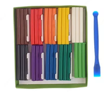 Художественный восковой пластилин Гамма "Пчелка" 10 шт. (Арт. - 280031Н)