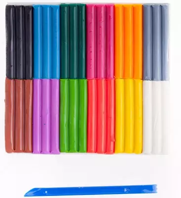 Художественный восковой пластилин Гамма "Пчелка" 12 шт. (Арт. - 280032Н) - 25 000 сум / упаковка