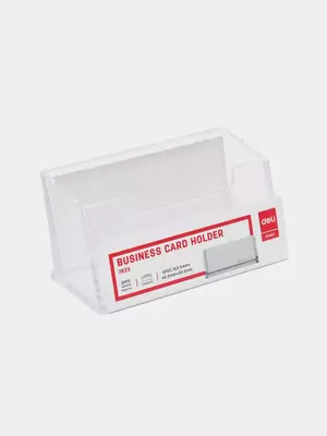 "Deli" plastik vizitkalar uchun stend (Art. - 7623) Shaffof