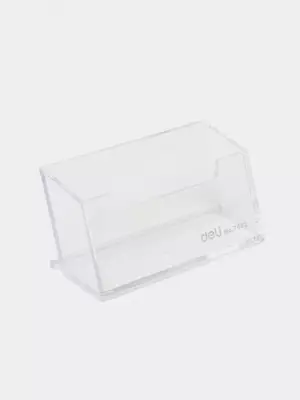 "Deli" plastik vizitkalar uchun stend (Art. - 7623) Shaffof