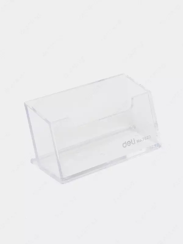 "Deli" plastik vizitkalar uchun stend (Art. - 7623) Shaffof