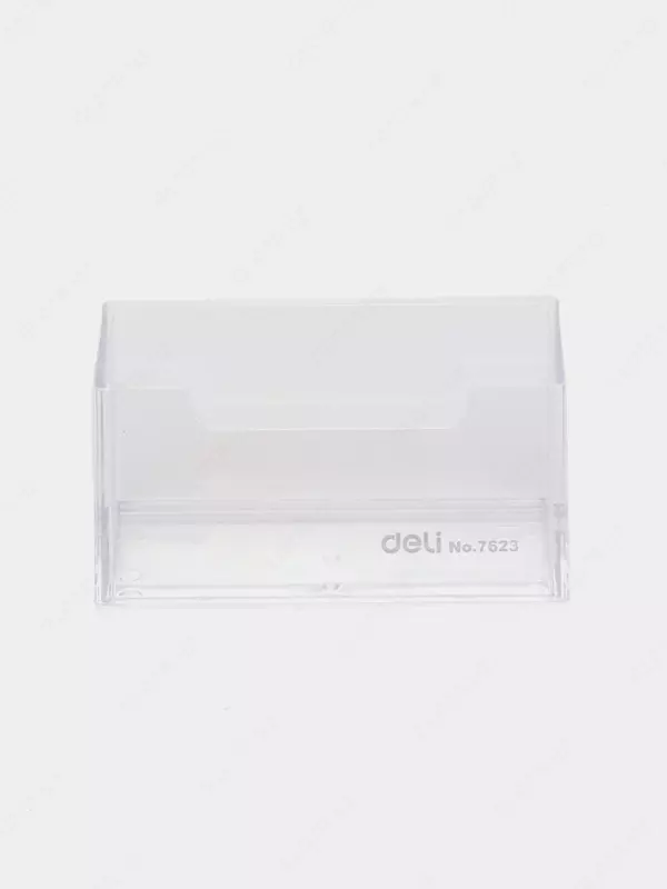 "Deli" plastik vizitkalar uchun stend (Art. - 7623) Shaffof