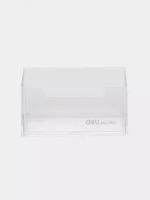 "Deli" plastik vizitkalar uchun stend (Art. - 7623) Shaffof