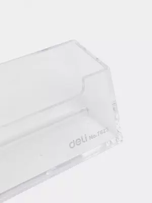 "Deli" plastik vizitkalar uchun stend (Art. - 7623) Shaffof