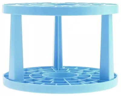 Подставка для кистей "Стамм" пластиковая (Арт. - ПК102) Голубая