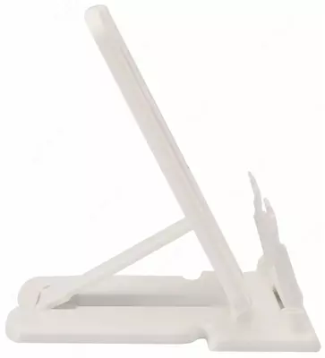 Подставка для книг Стамм "Карандаши" пластиковая (Арт. - ПК80) Белая