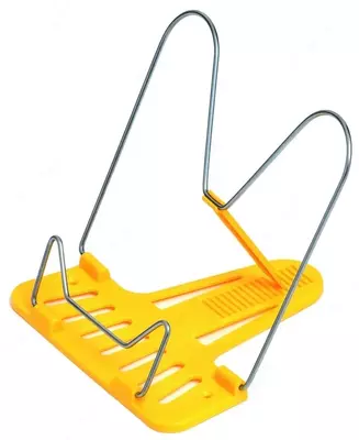 Подставка для книг Стамм "Премиум" металлическая (Арт. - ПК41) Желтая