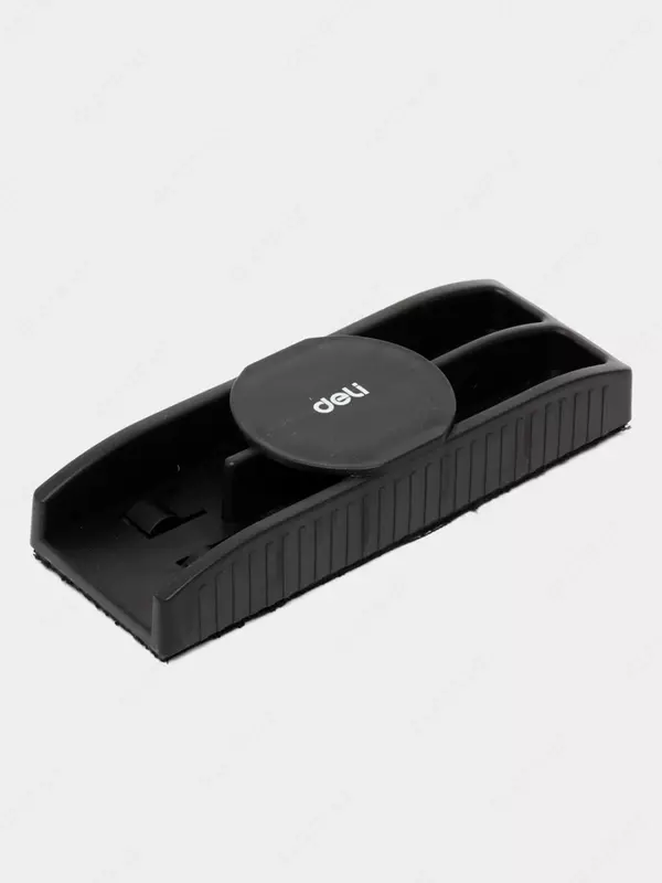 Маркерная подставка для белой доски "Deli EV340" с магнитом (Арт. - 340-EV) Черная