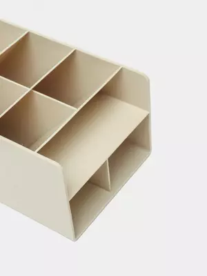 33 000 сум / упаковка Подставка для ручек "Deli" пластиковая (Арт. - 8939-wt) Белая