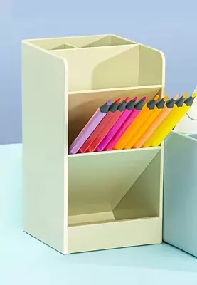 Plastik qalam ushlagichi "Deli" (Art. - 8941-vt) Oq