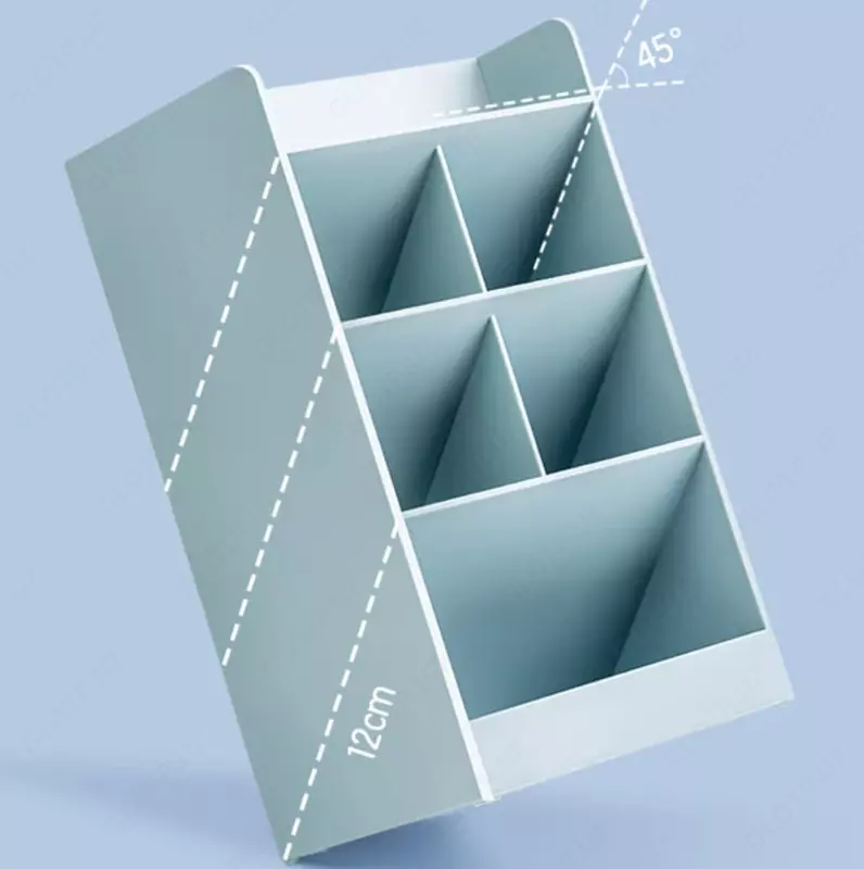 Подставка для ручек "Deli" пластиковая (Арт. - 8939-bl) Голубая