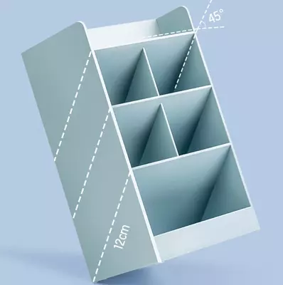 Подставка для ручек "Deli" пластиковая (Арт. - 8939-bl) Голубая