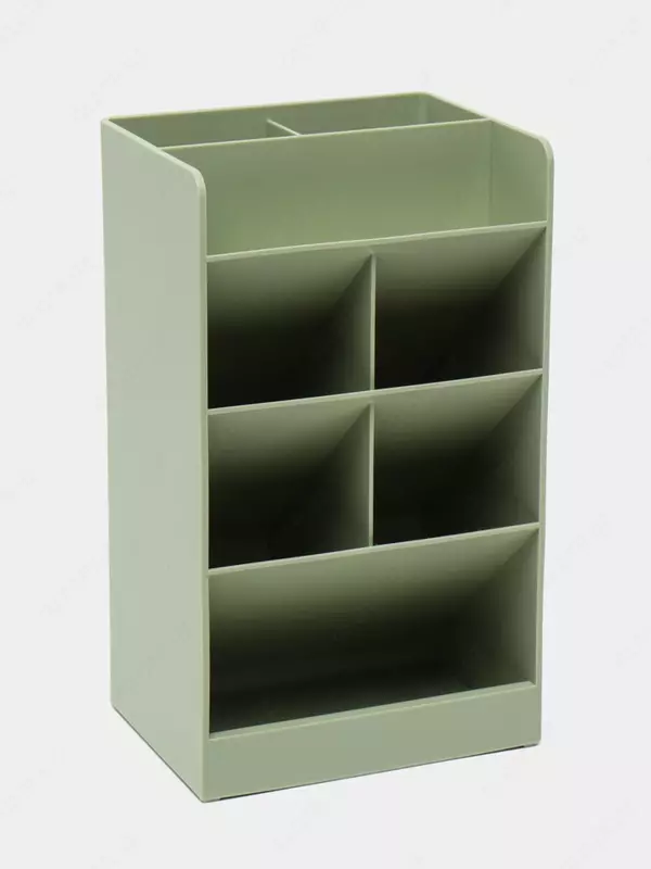 Подставка для ручек "Deli" пластиковая (Арт. - 8939-gn) Зеленая