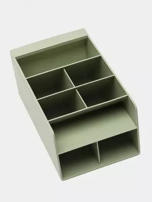 Подставка для ручек "Deli" пластиковая (Арт. - 8939-gn) Зеленая