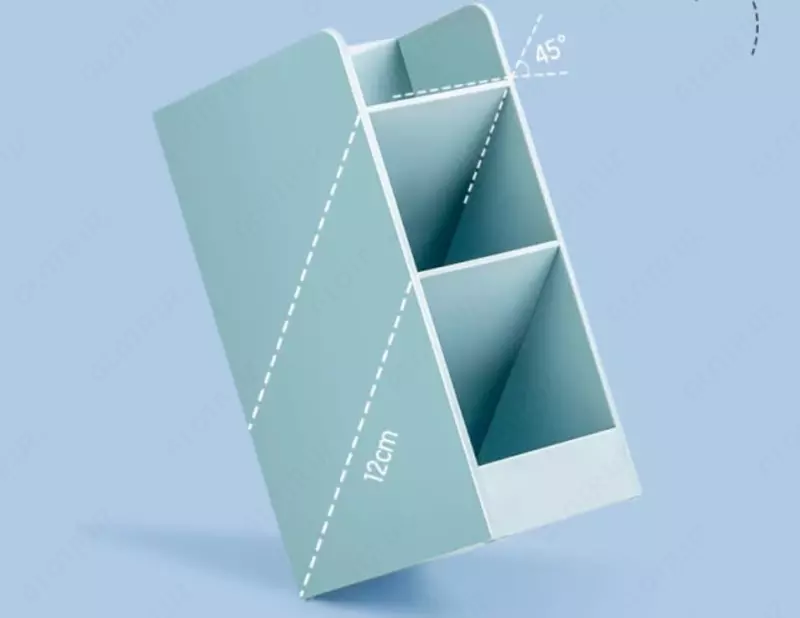 Подставка для ручек "Deli" пластиковая (Арт. - 8940-gn) Зеленая