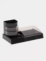 Yozuv asboblari uchun stend "Deli" plastmassa (Art. - 903) Qora