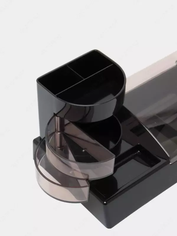 Yozuv asboblari uchun stend "Deli" plastmassa (Art. - 903) Qora