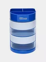 Подставка для письменных принадлежностей "Deli" пластиковая (Арт. - 904) Ассорти - 27 000 сум