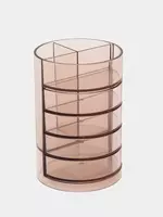 Yozuv asboblari uchun stend "Deli" plastmassa (Art. - 906) Jigarrang