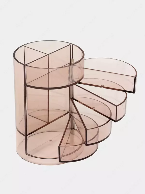 Yozuv asboblari uchun stend "Deli" plastmassa (Art. - 906) Jigarrang